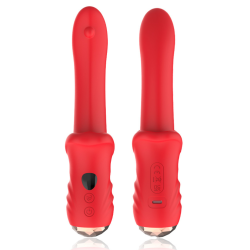 Vibromasseur Rouge Ultra-Souple KISS