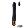TWIST Noir, Vibromasseur va-et-vient USB en silicone médical, doté de 18 modes de stimulation