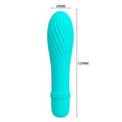 Vibromasseur waterproof Turquoise 