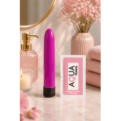 Vibromasseur Classique Violet  1 dosette de lubrifiant — Pocket Pleasure
