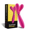 Vibromasseur Wand  rose en forme de Y avec 3 moteurs 