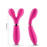 Vibromasseur Wand  rose en forme de Y avec 3 moteurs 