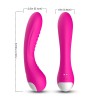 Vibromasseur courbé 9 modes de vibration rose