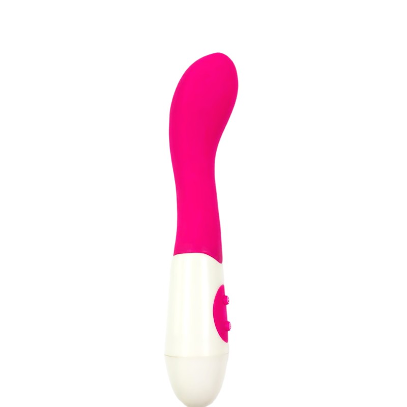 Vibromasseur rose incurvé point G 