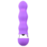 Mini Vibromasseur violet ondulés Pocket Pleasure  1 dosette de lubrifiant