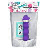 Mini Vibromasseur violet ondulés Pocket Pleasure  1 dosette de lubrifiant