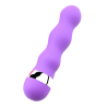 Mini Vibromasseur violet ondulés Pocket Pleasure  1 dosette de lubrifiant