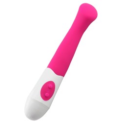 Vibromasseur rose tête plate spécial point G 