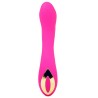 Vibromasseur rose 10 programmes USB 