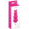 Vibromasseur stimulateur rose 7 vitesses waterproof 