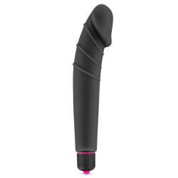 Vibromasseur noir 7 vitesses forme réaliste waterproof 