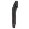 Vibromasseur noir 7 vitesses forme réaliste waterproof 