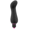 Vibromasseur noir 7 vitesses courbé point G waterproof 