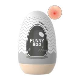 Gaine Masturbatrice Réutilisable FUNNY EGG – Design Réaliste Anus