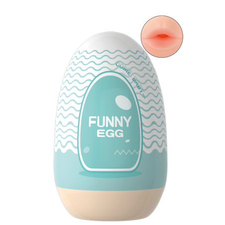 Gaine Masturbatrice Réutilisable FUNNY EGG – Design Réaliste Bouche