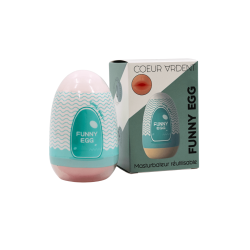 Gaine Masturbatrice Réutilisable FUNNY EGG – Design Réaliste Bouche