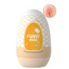 Gaine Masturbatrice Réutilisable FUNNY EGG – Design Réaliste Vagin lèvres moyennes