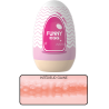 Gaine Masturbatrice Réutilisable FUNNY EGG – Design Réaliste Vagin lèvres épaisses