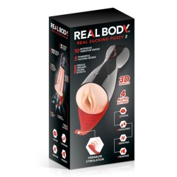 Masturbateur luxe 3D sensitive avec stimulateur de périnée 