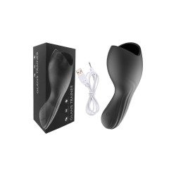 Masturbateur noir USB, 10 modes de vibration 