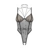 Anniverse special body ouvert et harnais - Noirs