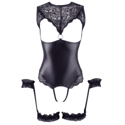 Body ouvert avec menottes – Cottelli