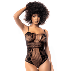 Body résille noire 