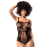 Body résille noire 