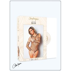 Body noire fine résille - Le Numéro 3 - Collection Body 
