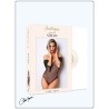 Body noir avec manches 3/4 - Le Numéro 2 - Collection Strass 