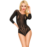 Body fantaisie manche trois quart noir Under my spell 