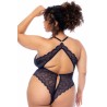 Body grande taille bleu nuit 
