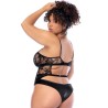 Body noir dos nu grande taille