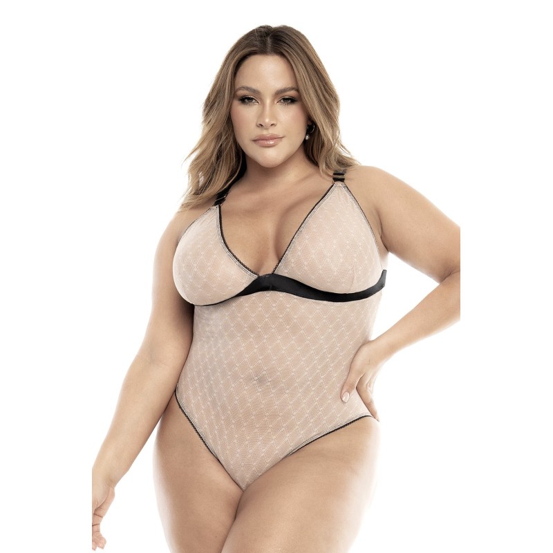 Body, grande taille, chair et noir 