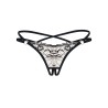Vila blanes string ouvert - Noir