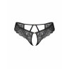 Divienne string ouvert noir