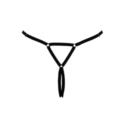 String bijou ouvert noir glamour - Cottelli