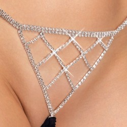 String bijou ouvert noir glamour - Cottelli
