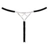 String bijou ouvert noir glamour - Cottelli