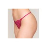 String ficelle rouge avec chaine strass 