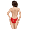 Culotte ouverte rouge Too hot to be real 