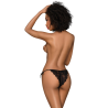 Culotte ouverte noire Too hot to be real 