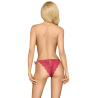 Culotte ouverte rose Too hot to be real 