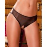 Culotte ouverte noire fesses cage 