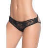Culotte noire ouverte sexy style cage 