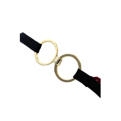 String bordeaux avec anneaux détachables
