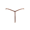 String en dentelle taupe ouvert avec chaînes dorées