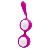 Boules de Geisha Fuchsia Silicone  1 dosette lubrifiant — Pocket Pleasure