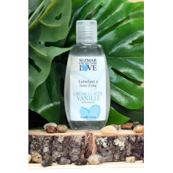 Lubrifiant à base d'eau 100% naturel Crème glacée vanille 90 ml 