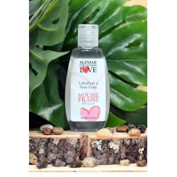 Lubrifiant à base d'eau 100% naturel Mousse fraise 90 ml 
